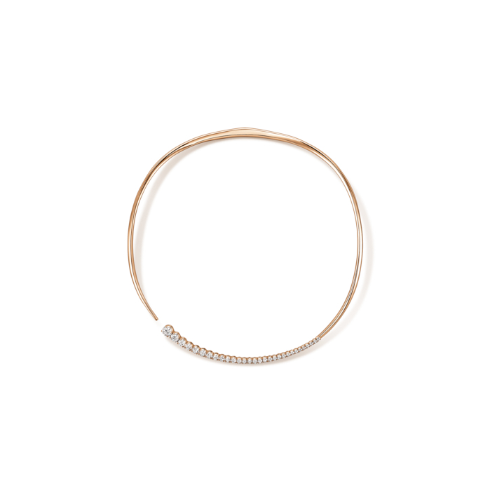 3.8 ctw. Icicle Diamond Choker in 18K Rose Gold