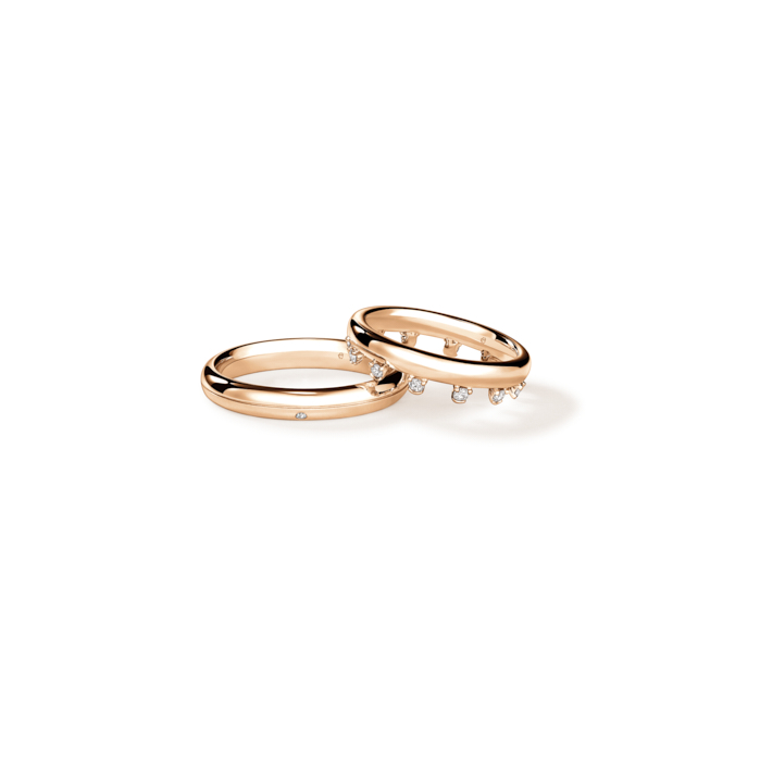 0.2 ctw. BARRE Eternity Wedding Band in 18K Rose Gold