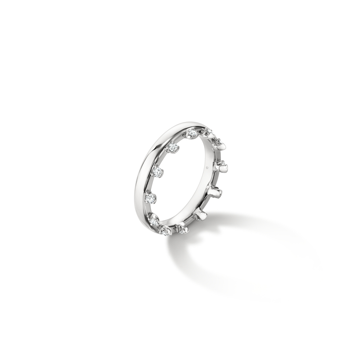 0.2 ctw. BARRE Eternity Wedding Band in Platinum