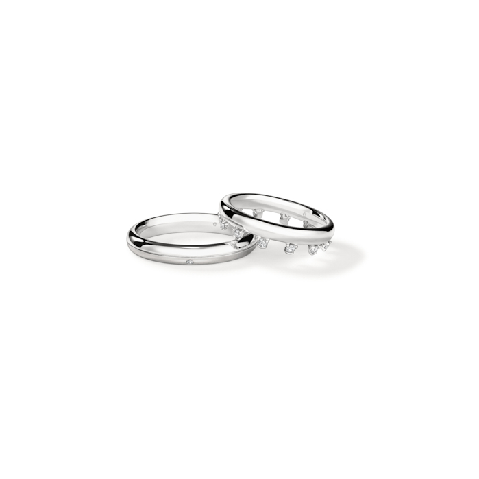 0.2 ctw. BARRE Eternity Wedding Band in Platinum