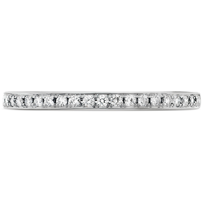 HOF Signature Diamond Band in 18K White Gold