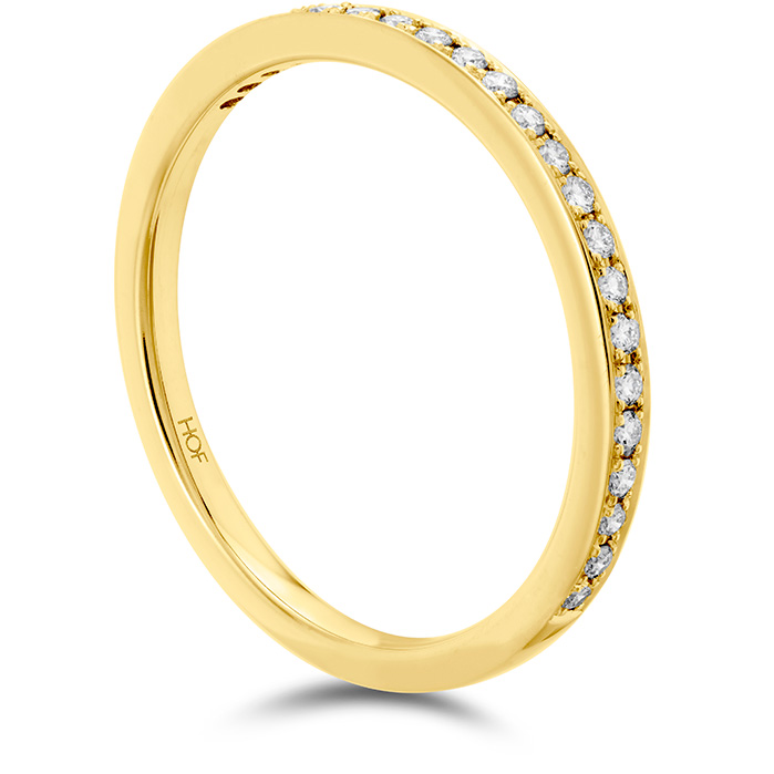 0.05 ctw. HOF Signature Diamond Band in 18K Yellow Gold