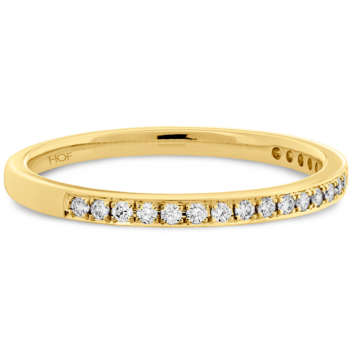 0.05 ctw. HOF Signature Diamond Band in 18K Yellow Gold