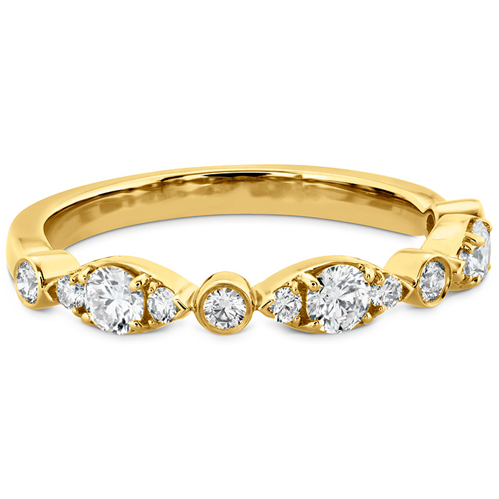 HOF Bezel Regal Band in 18K Yellow Gold