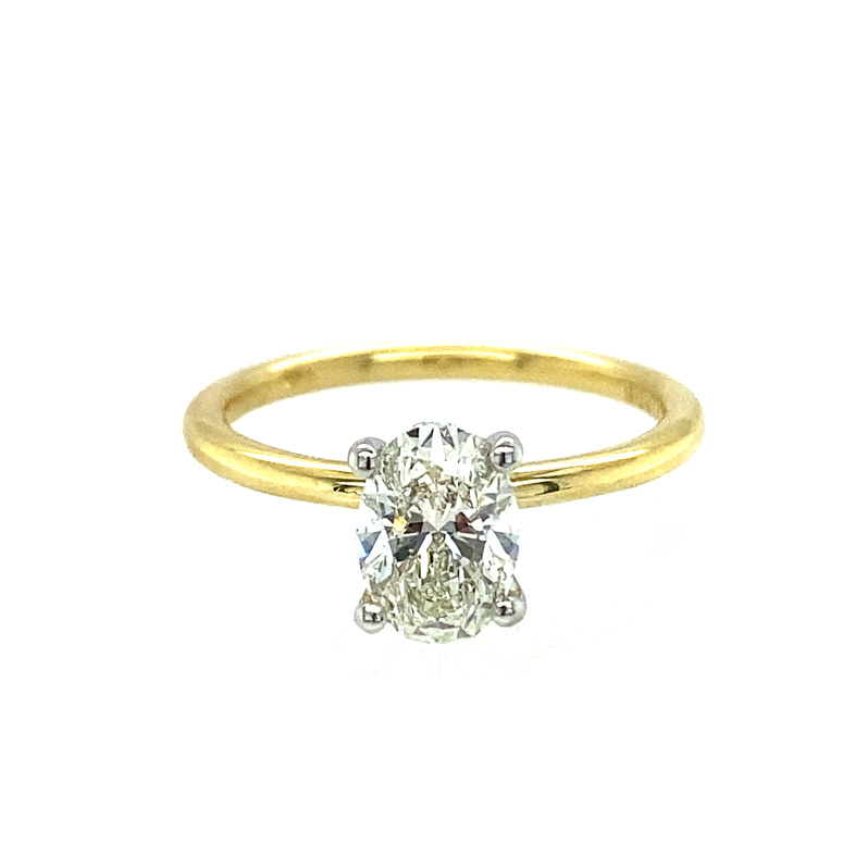 Oval Solitaire Engagement Ring