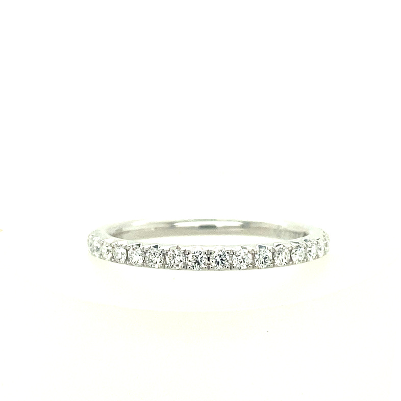 Delicate Pave Diamond Anniversary Band