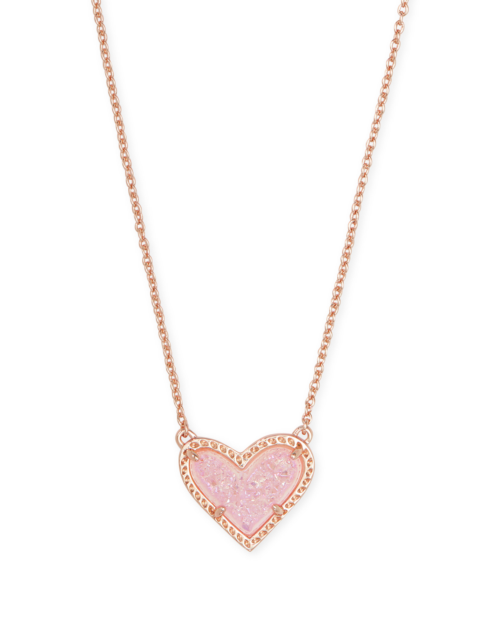 KENDRA SCOTT ARI HEART COLLECTION 14K ROSE GOLD PLATED BRASS FASHION 15