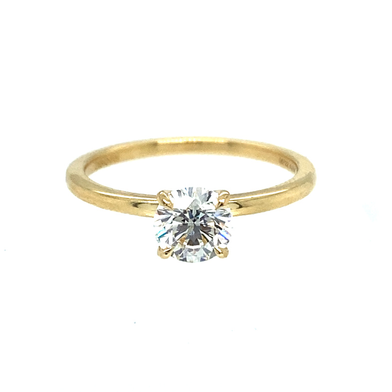 Round Engagement Ring