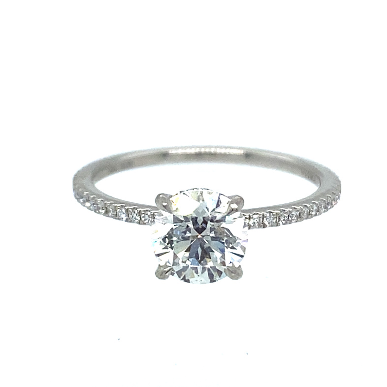 Round Engagement Ring