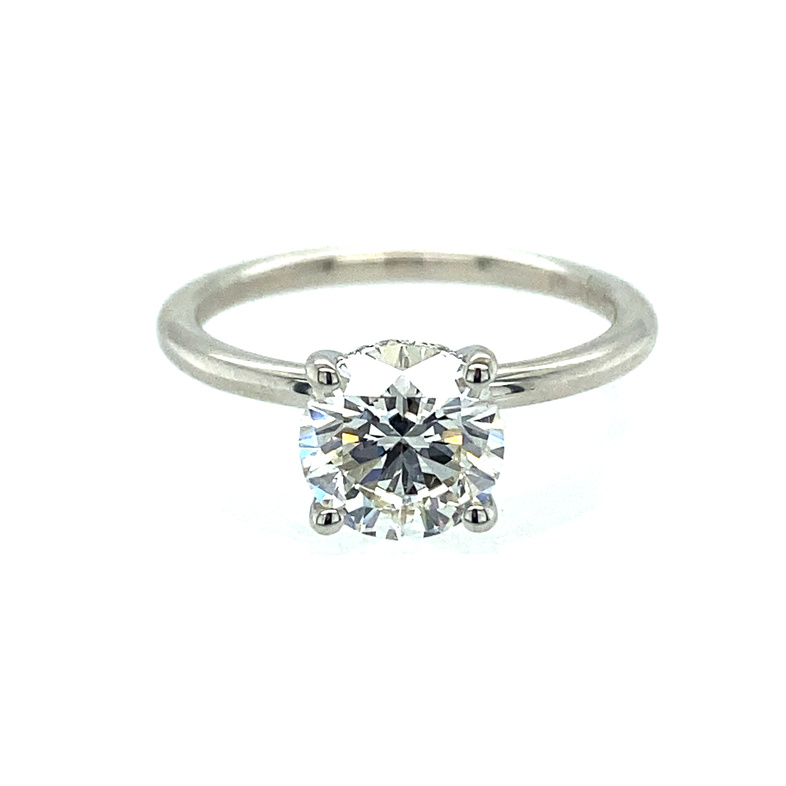 Round Solitaire Engagement Ring