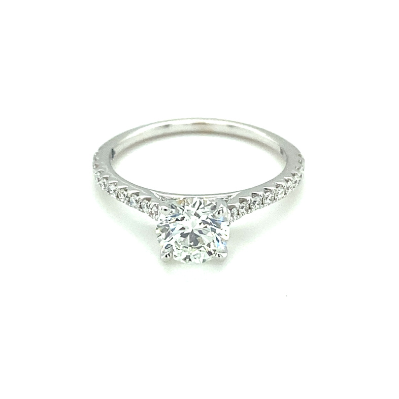 Round Engagement Ring