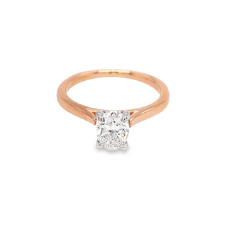 Oval Solitaire Engagement Ring