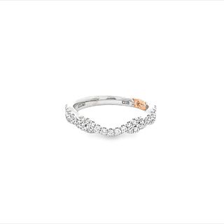 Diamond Twist Anniversary Ring