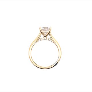 Round Solitaire Engagement Ring Setting