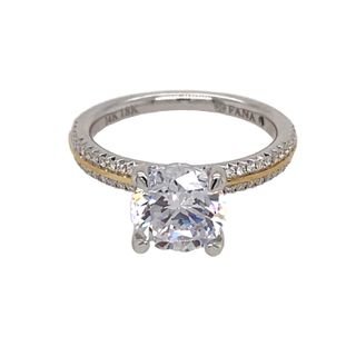 Round Engagement Ring Setting