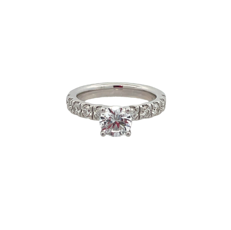 Round Engagement Ring Setting