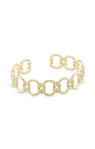 KENDRA SCOTT GOLD PLATED FALLYN COLLECTION CUFF BRACELET