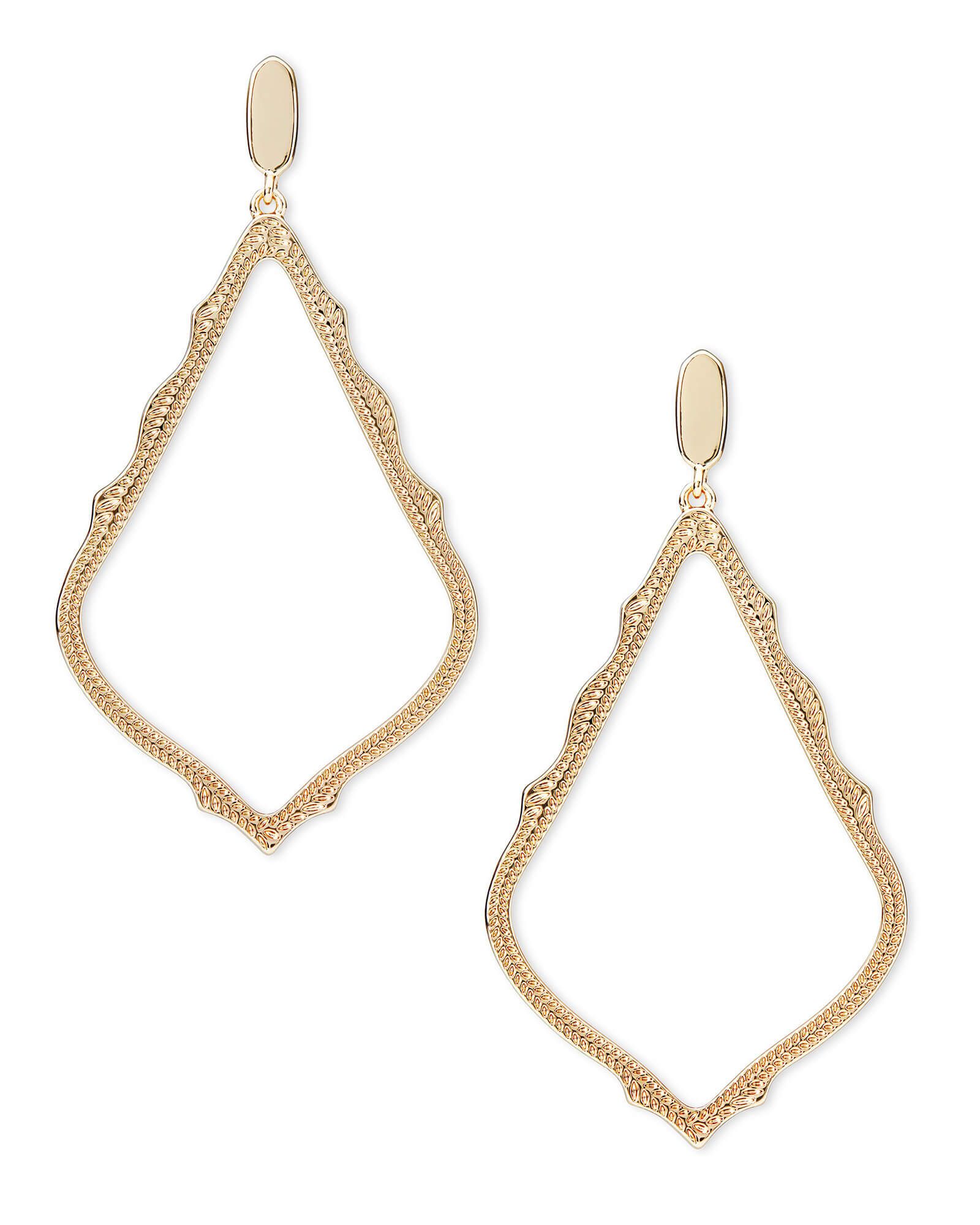 KENDRA SCOTT SOPHEE COLLECTION GOLD PLATED CLIP ON EARRINGS