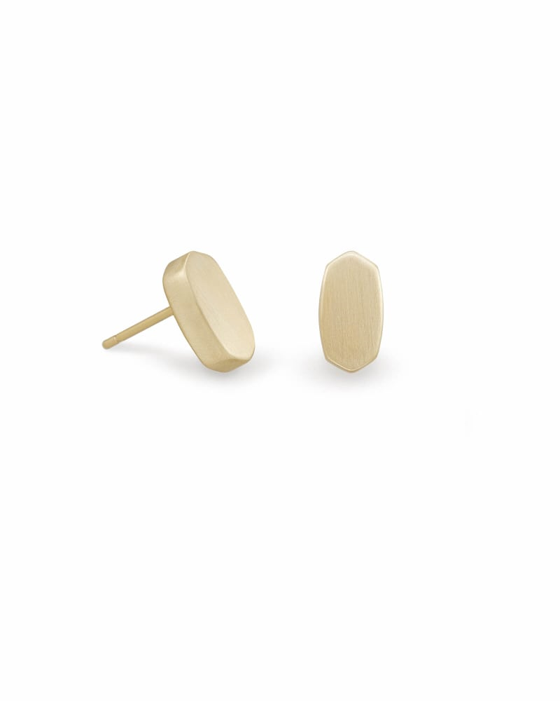 KENDRA SCOTT BARRETT COLLECTION 14K YELLOW GOLD PLATED BRASS FASHION EARRINGS