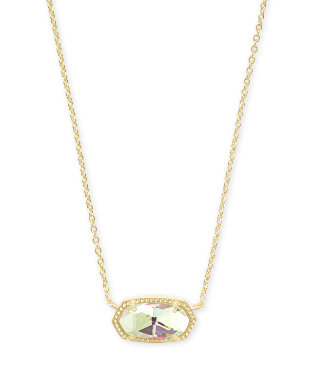 KENDRA SCOTT ELISA COLLECTION 14K YELLOW GOLD PLATED BRASS FASHION NECKLACE 17