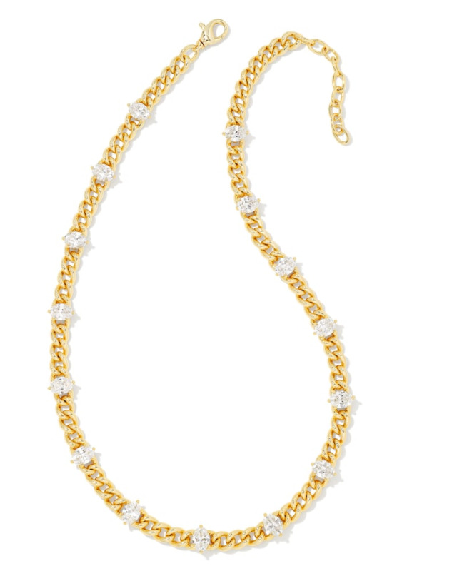KENDRA SCOTT CAILIN COLLECTION 14K YELLOW GOLD PLATED BRASS FASHION 18