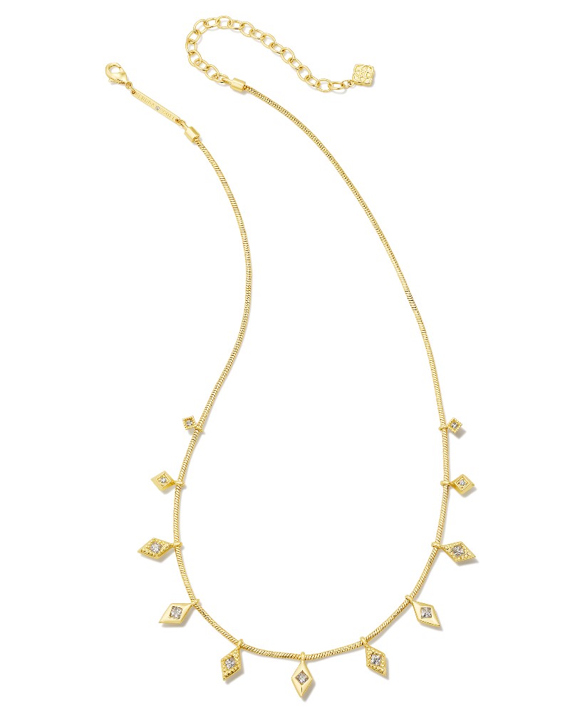 KENDRA SCOTT KINSLEY COLLECTION 14K YELLOW GOLD PLATED BRASS 19