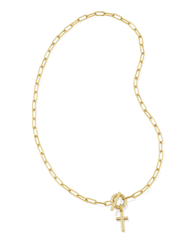 KENDRA SCOTT 14K YELLOW GOLD PLATED BRASS 18