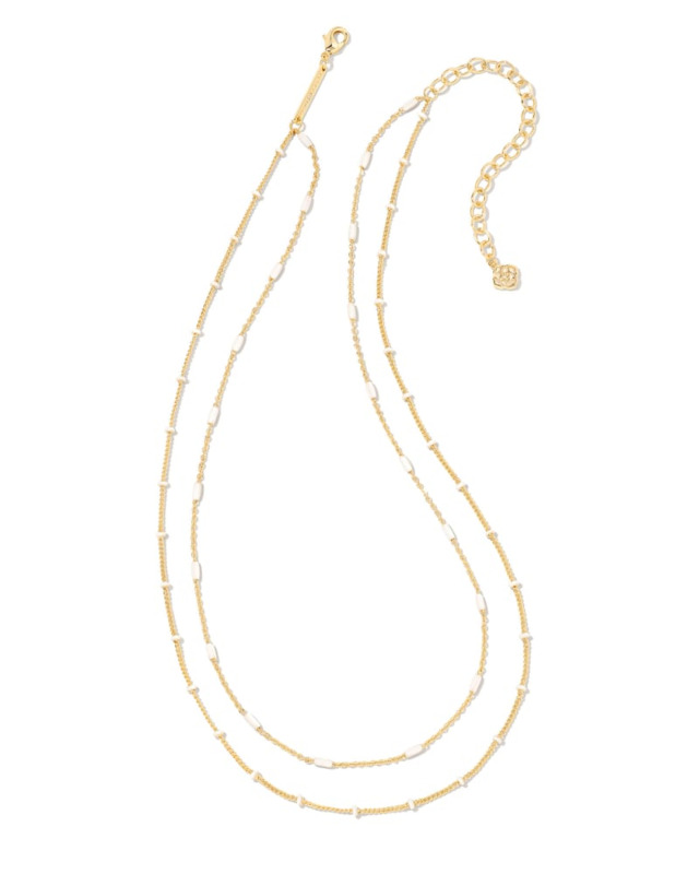 KENDRA SCOTT DOTTIE COLLECTION 14K YELLOW GOLD PLATED BRASS 16