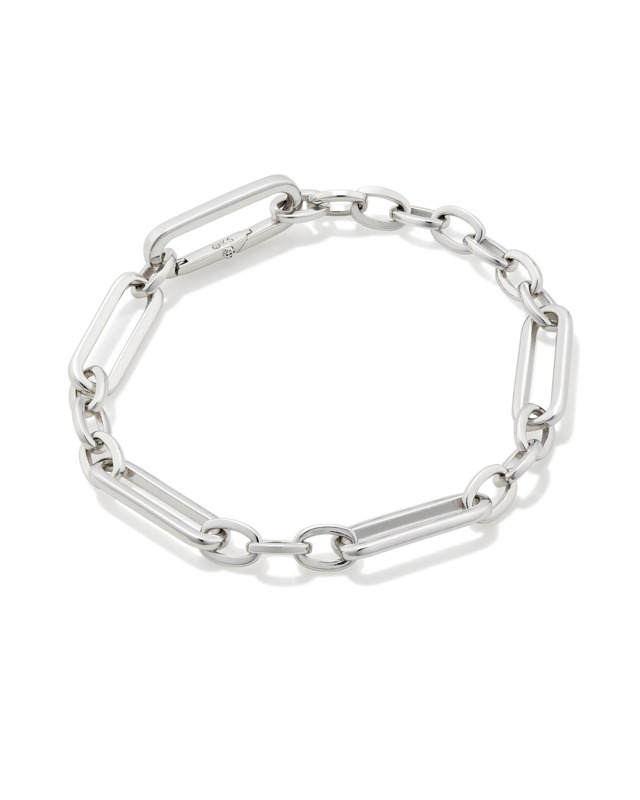 KENDRA SCOTT HEATHER COLLECTION RHODIUM PLATED BRASS ADJUSTABLE 8