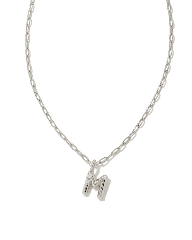 KENDRA SCOTT INITIAL COLLECTION RHODIUM PLATED BRASS 16