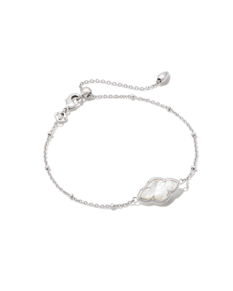 KENDRA SCOTT ABBIE COLLECTION RHODIUM PLATED BRASS 8