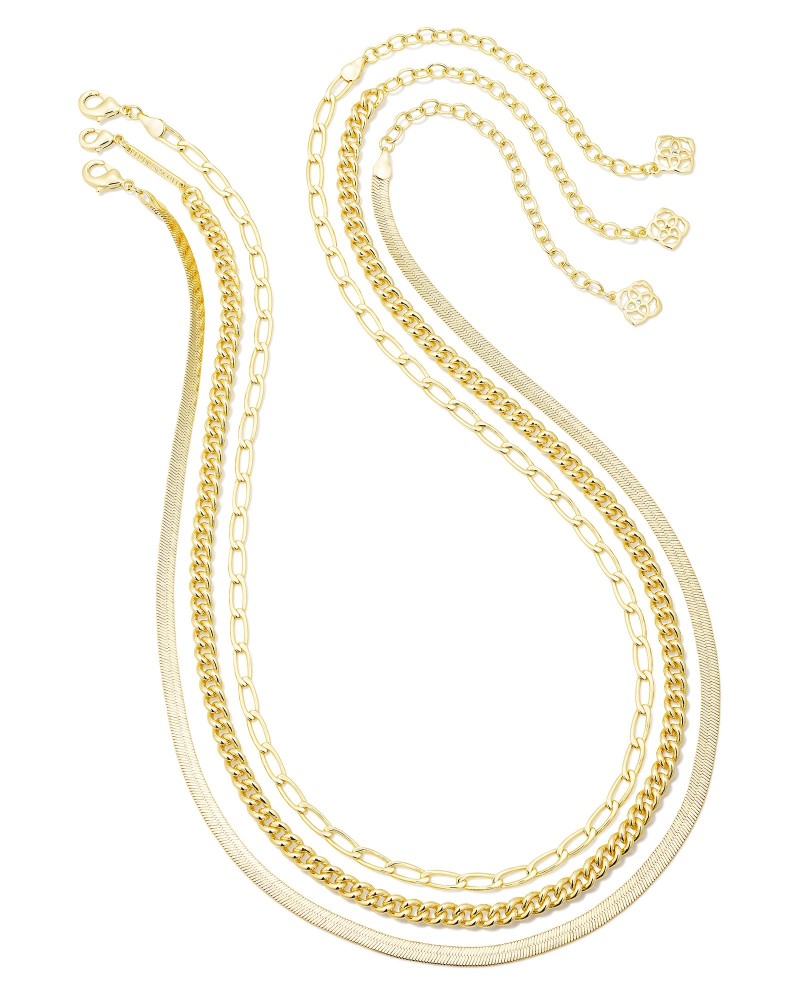 KENDRA SCOTT 14K YELLOW GOLD PLATED BRASS 18