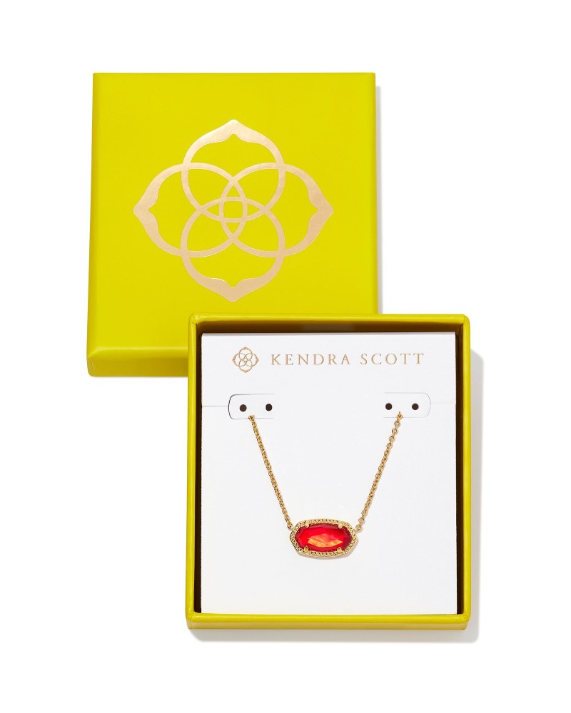 KENDRA SCOTT ELISA COLLECTION BOXED 14K YELLOW GOLD PLATED BRASS 17