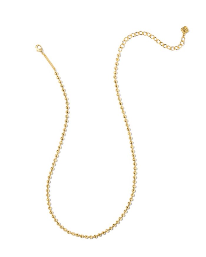KENDRA SCOTT OLIVER COLLECTION 14K YELLOW GOLD PLATED BRASS 15