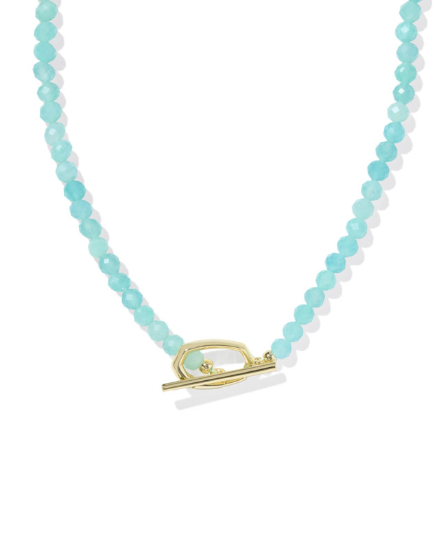 KENDRA SCOTT SLYVIA COLLECTION 14K YELLOW GOLD PLATED BRASS 17