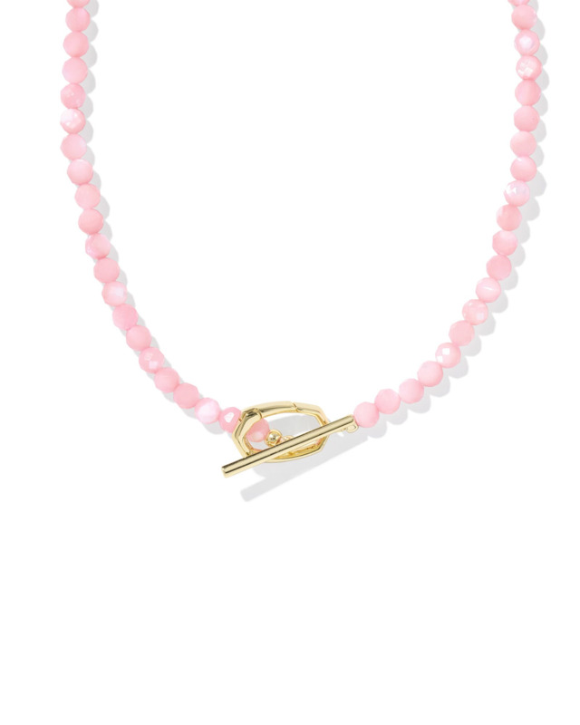 KENDRA SCOTT SLYVIA COLLECTION 14K YELLOW GOLD PLATED BRASS 17