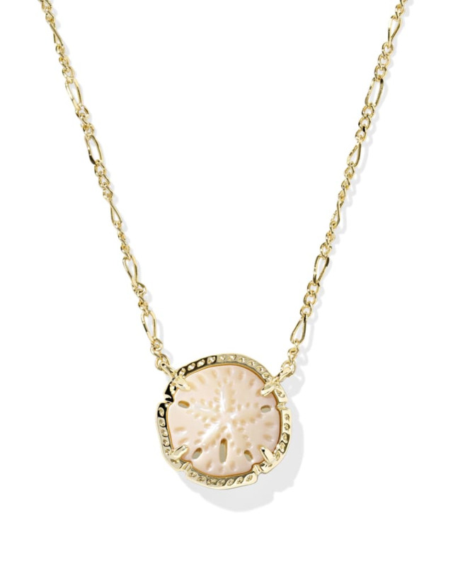 KENDRA SCOTT SAND DOLLAR COLLECTION 14K YELLOW GOLD PLATED BRASS 20
