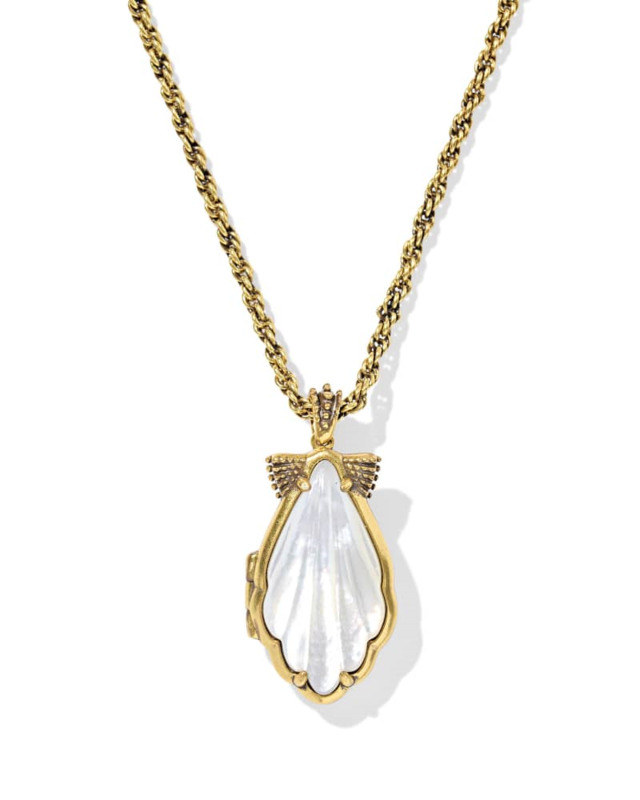 KENDRA SCOTT ALEXA COLLECTION VINTAGE 23K YELLOW GOLD PLATED BRASS 19