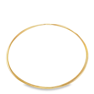 14K YELLOW GOLD ESTATE MULTI-STRAND WIRE 16
