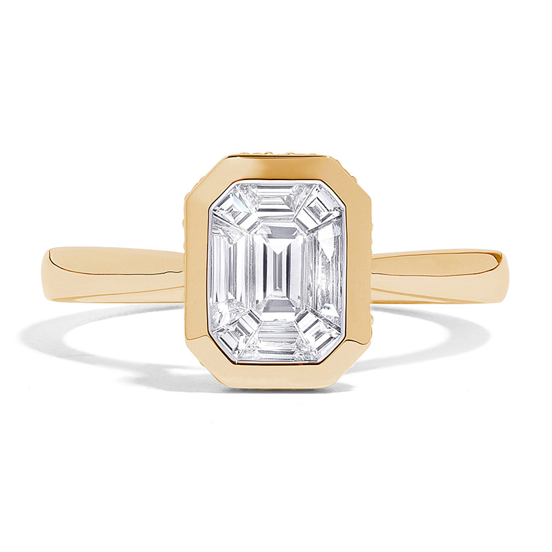 Cluster Engagement Ring