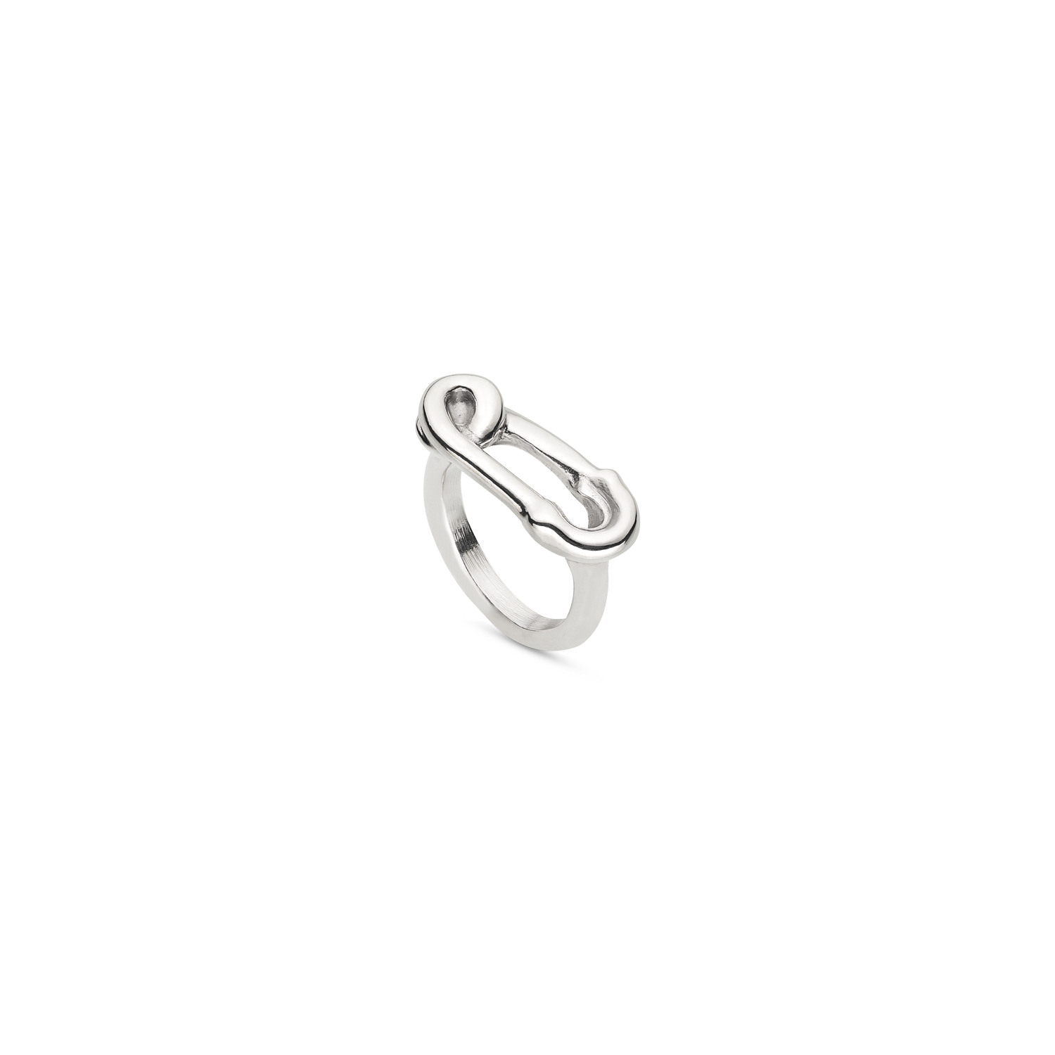 UNO DE 50 SILVER PLATED TAILORMADE RING SIZE LARGE