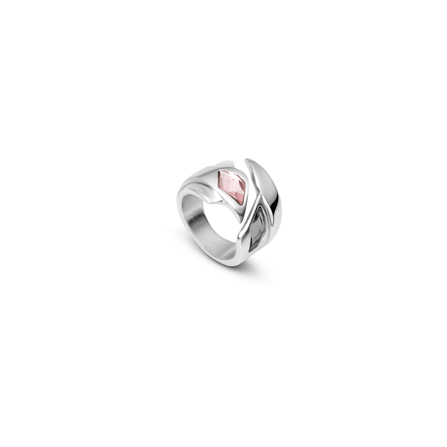 UNO DE 50 SILVER PLATED SUPERSTITION RING SIZE L