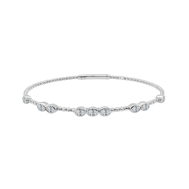 14K WHITE GOLD 6.75