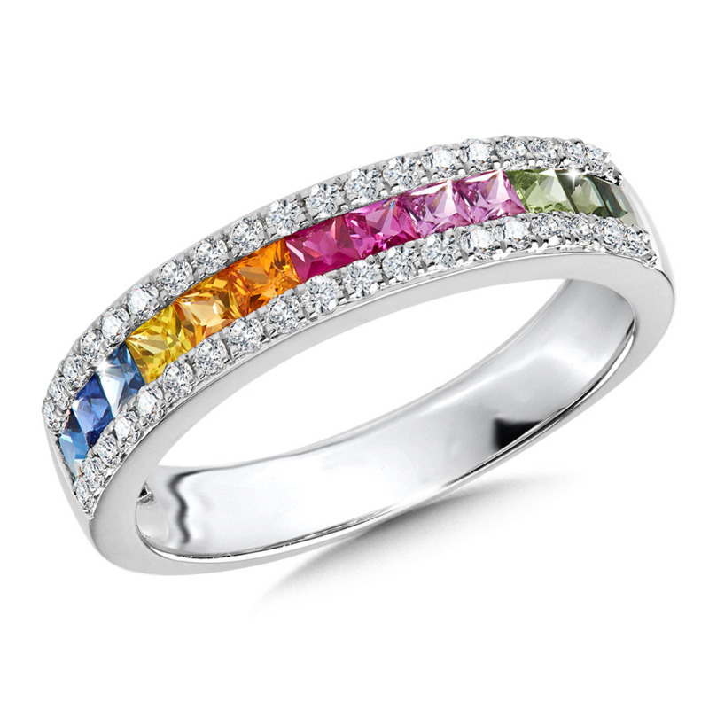 Mixed Colored Fashion Ring