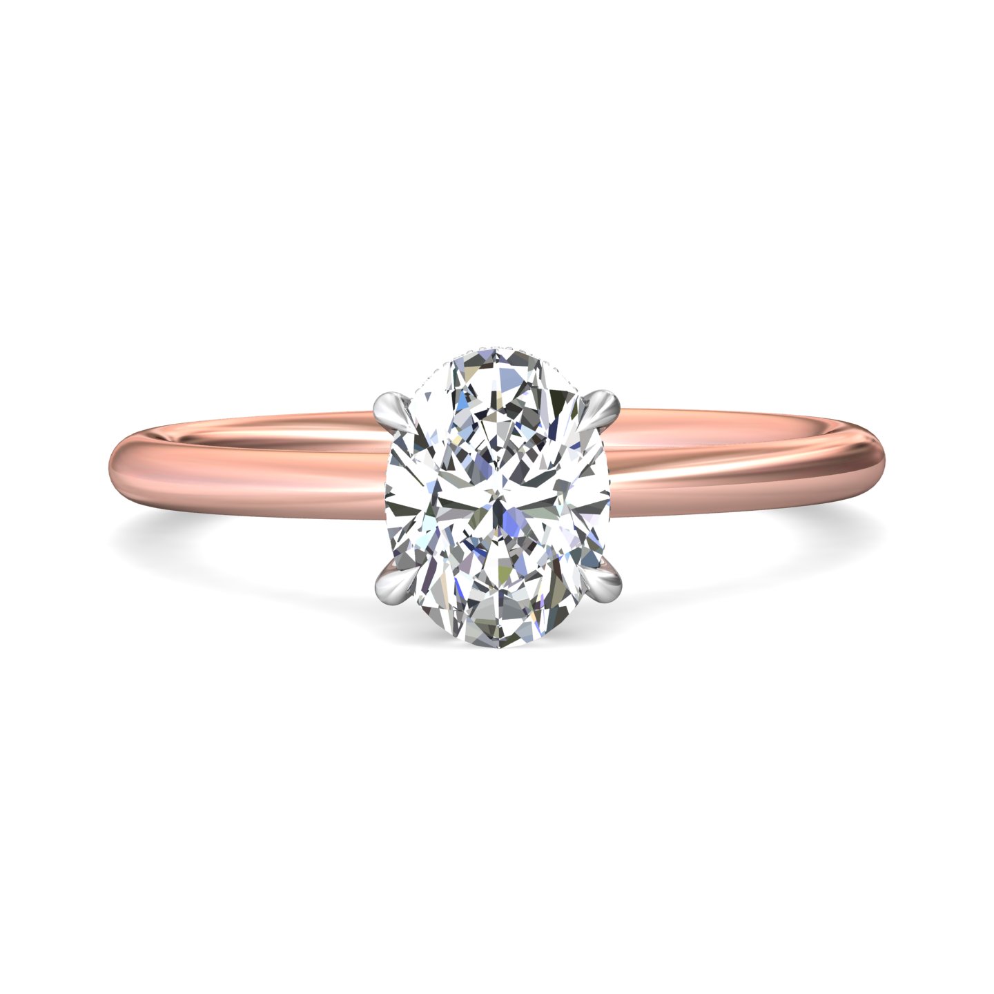 Oval Engagement Ring Setting