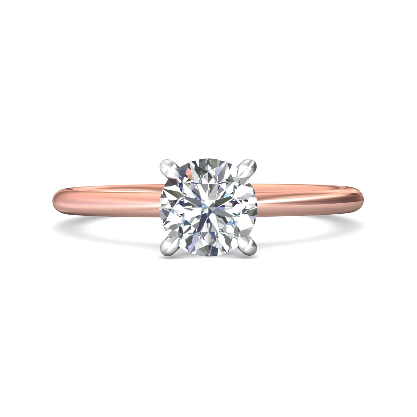 Round Engagement Ring Setting