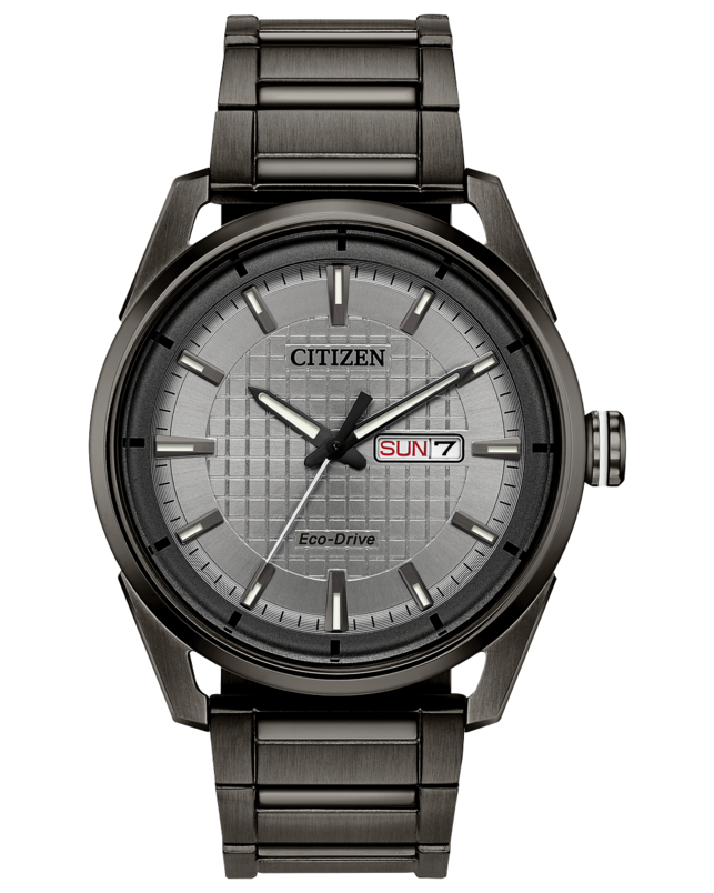 MEN'S CITIZEN WEEKENDER ECO WATCH DRIVE GRAY STAINLESS STEEL WITH GRAY DIAL