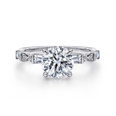 Round Engagement Ring Setting