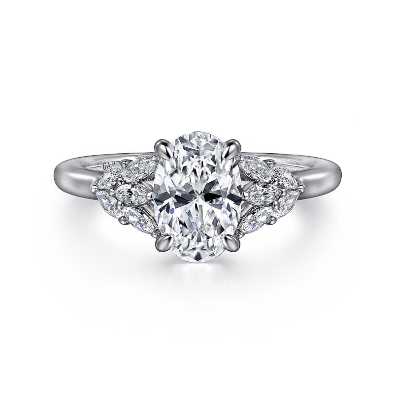 Oval Engagement Ring Setting