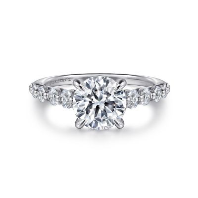 Round Engagement Ring Setting